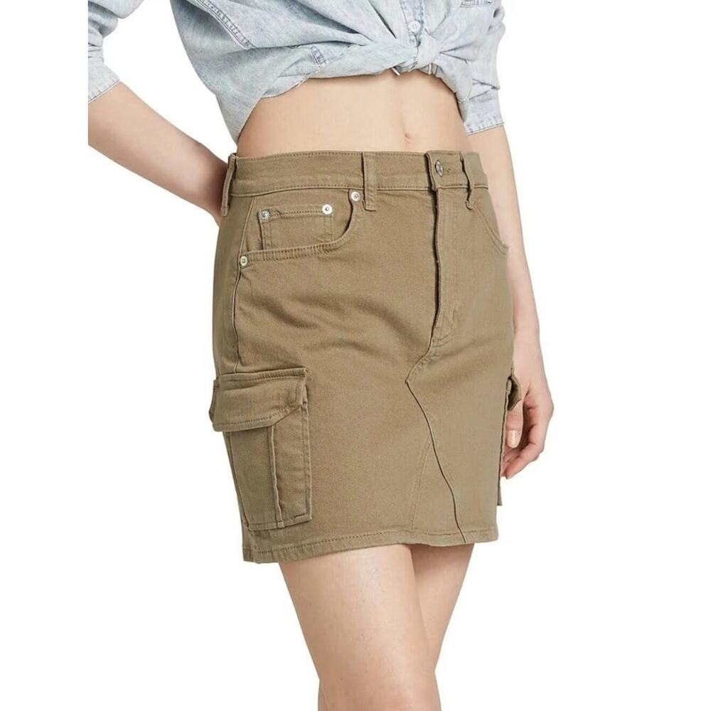 Rails Olive Wash Utility Mini Skirt - Women - Picture 2 of 9